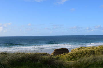 Gwithian Sand Dunes and beach