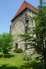 Fototapeta na wymiar Klosterkirche in Stadthagen Hochformat