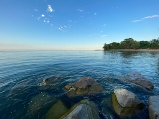 Beach and rocks