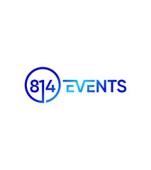 814 Events creative modern vector logo template