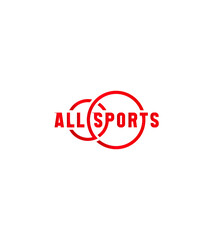 All Sports creative modern vector logo template