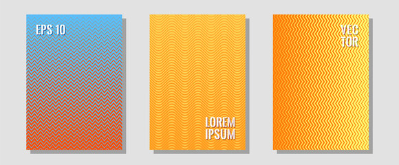 Brochure covers, posters, banners vector templates.