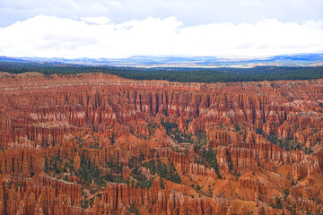 Bryce Canyon National Park, Hoodoos, Natural bridge and Thor's hammer.