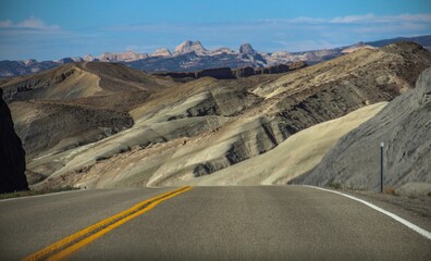 Factory Butte in Upper Blue Hills Wayne County, Utah close to Capitol Reef National Park.