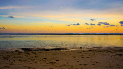 Fototapeta premium sunset over the sea