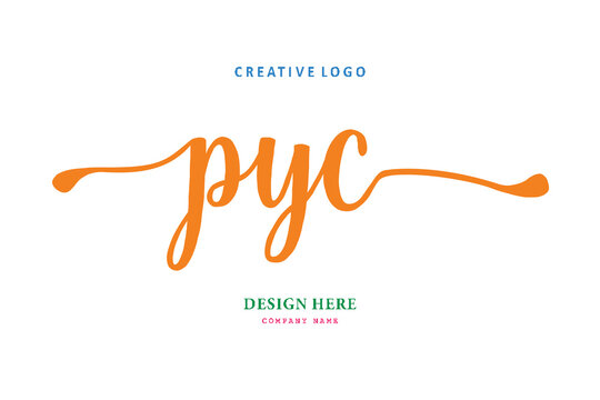 PYC lettering logo is simple, easy to understand and authoritative