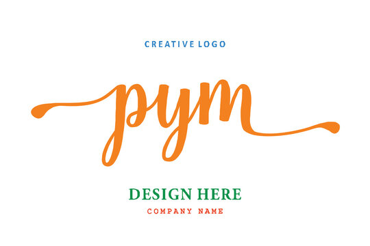 PYM lettering logo is simple, easy to understand and authoritative
