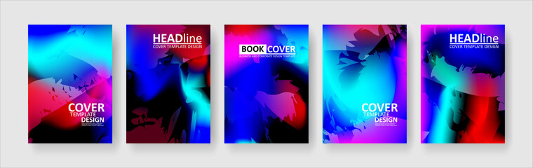 Naklejka na ściany i meble abstract background with gradient color. Applicable for design cover, presentation, invitation, flyer, annual report, poster and business card, desing packaging - Vector