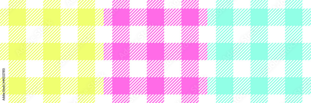 Poster vector geometric pattern seamless set for your design. pastel background for textile design.