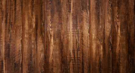 Obraz premium Brown wooden background.