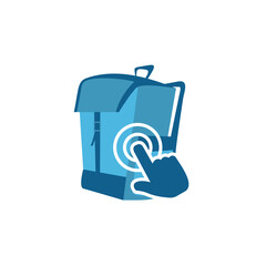 Illustration Vector Graphic of Backpack Store Logo. Perfect to use for Technology Company