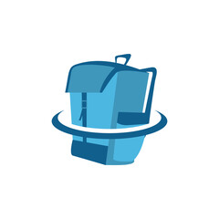 Illustration Vector Graphic of Backpack Store Logo. Perfect to use for Technology Company