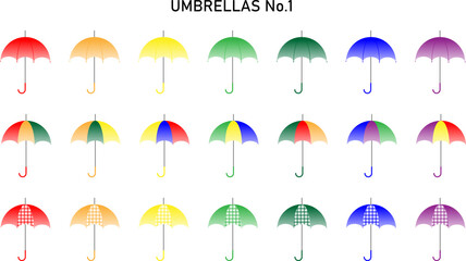 いろいろな傘 No.1