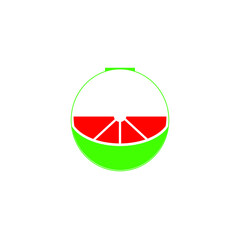 watermelon vector and shopping cart