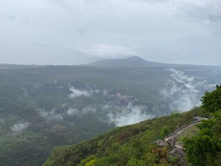 fog in the mountains