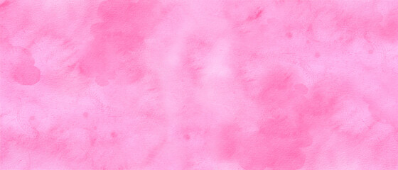 Fototapeta na wymiar Beautiful pink watercolor with distressed texture, abstract background design