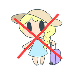 Temporarily avoiding travel outside the country