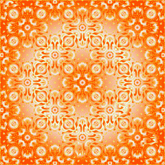 Geometric vector pattern with yellow and white gradient. simple ornament for wallpapers and backgrounds.