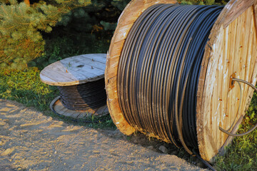 coils of electric cable