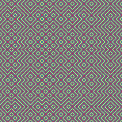 Obraz premium Abstract Geometric Pattern generative computational art illustration