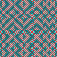 Abstract Geometric Pattern generative computational art illustration