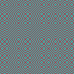 Abstract Geometric Pattern generative computational art illustration