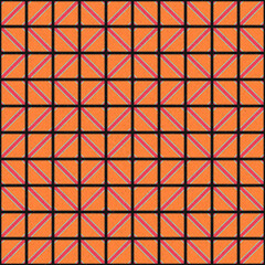 Abstract Geometric Pattern generative computational art illustration