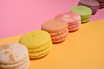カラフルなマカロン