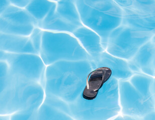 Solitary flip-flop in the pool
