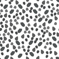 Hand Drawn seamless pattern brush strokes is black color