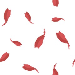 Stylish texture chaotic with brush strokes is red color