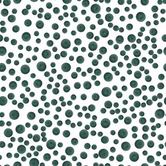 Vector Wondrous pattern with Very dark desaturated cyan polka dots