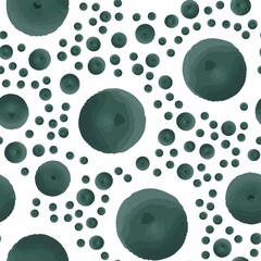 Wondrous Abstract pattern with Very dark desaturated cyan polka dots