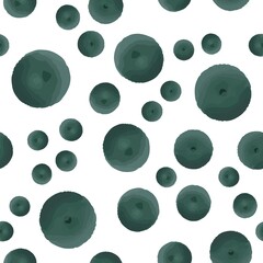 Wondrous Continuous pattern with polka dots is Very dark desaturated cyan colors