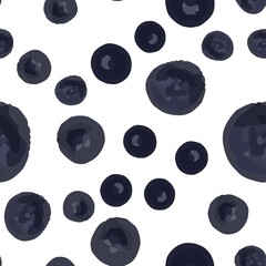 Wondrous pattern with Dots Polka is Very dark blue colors