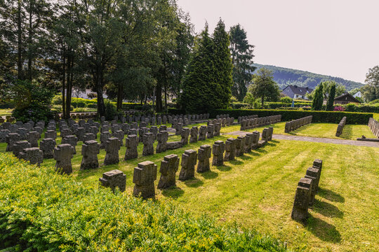 Kriegsgräber, Soldatenfriedhof in Wuppertal