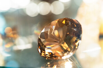 Beautiful faceted topaz