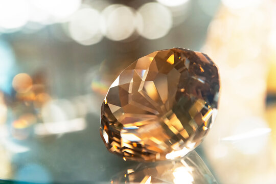 Beautiful faceted topaz