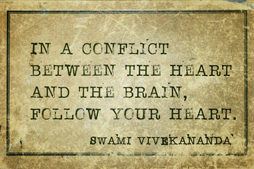 heart and brain Vivekananda