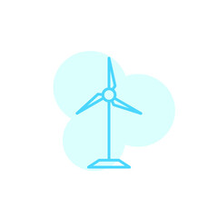 Illustration Vector graphic of Windmill icon template