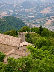 Fototapeta na wymiar Paesaggio Repubblica di San Marino