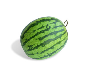 Watermelon sweet good test isolated on white background. This has clipping path.   