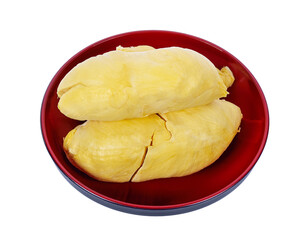 Durian isolated from white background