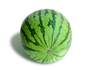 Watermelon sweet good test isolated on white background. This has clipping path.   