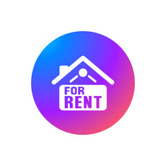 Home for Rent - Sticker