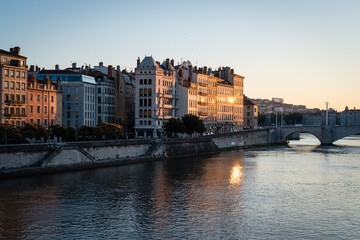 Obraz premium Façades de Lyon