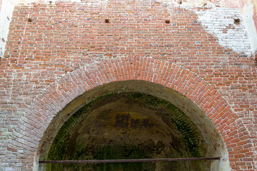 red brick arch