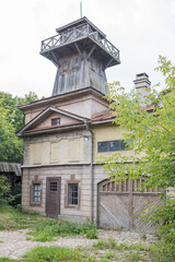 The streets of the abandoned uninhabitable city