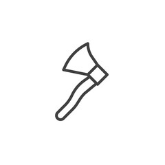 Axe line icon