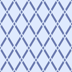 Japanese Diamond Weave Net Vector Seamless Pattern